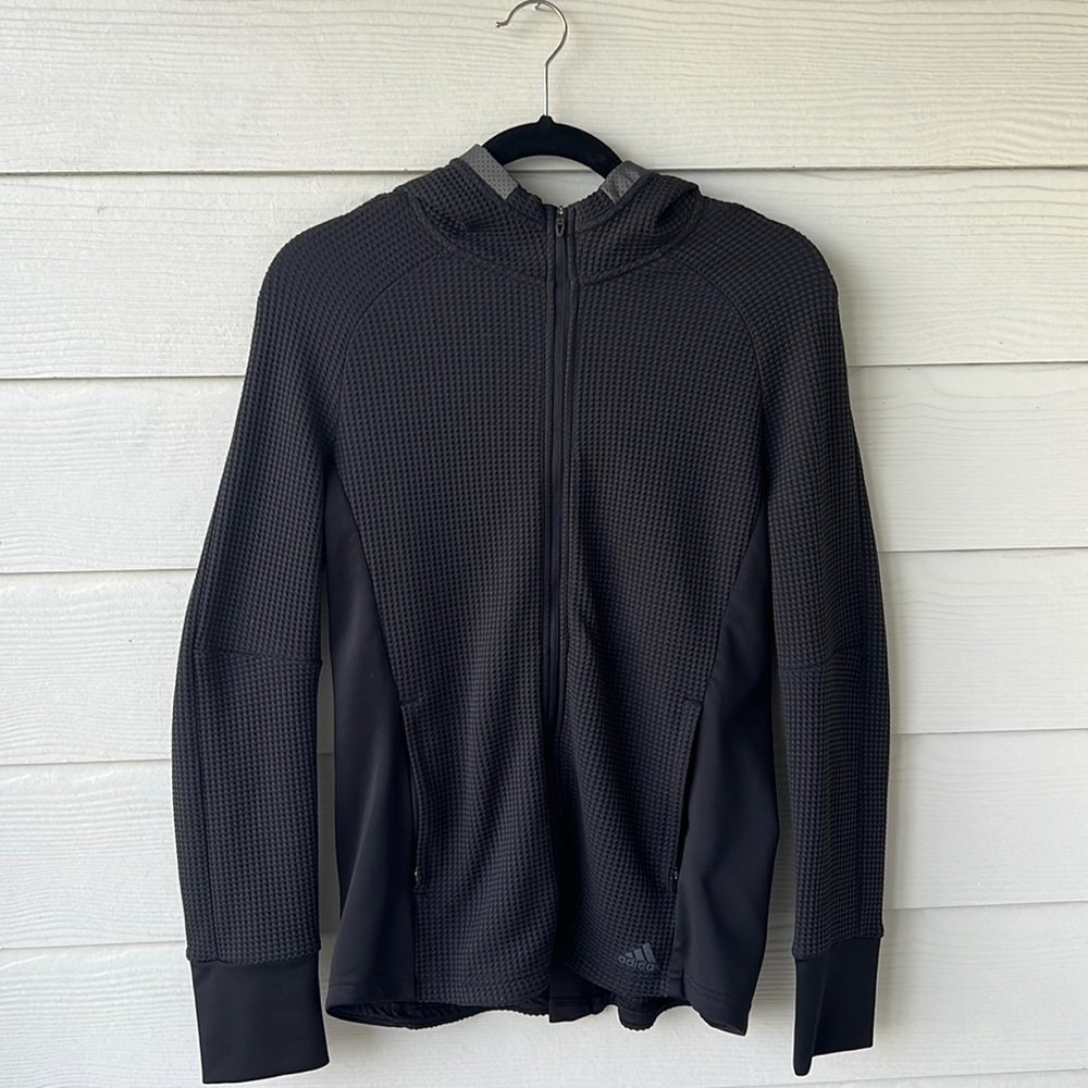 Black Adidas Running Zip Up